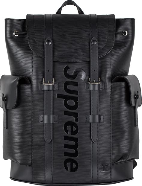 supreme and louis vuitton backpack|louis vuitton supreme backpack men.